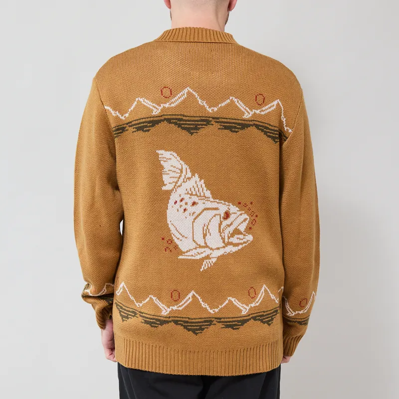 Kavu Jeffery Cardigan Wood-2