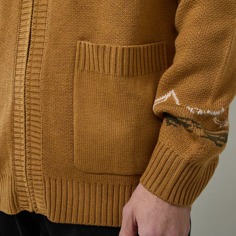 Kavu Jeffery Cardigan Wood-6