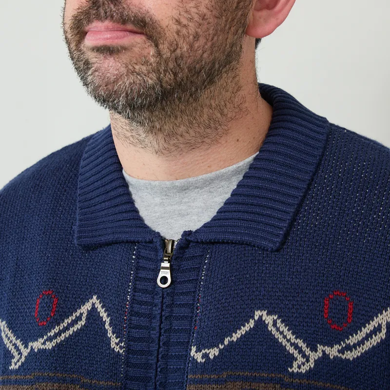 Kavu Jeffery Cardigan Navy-3
