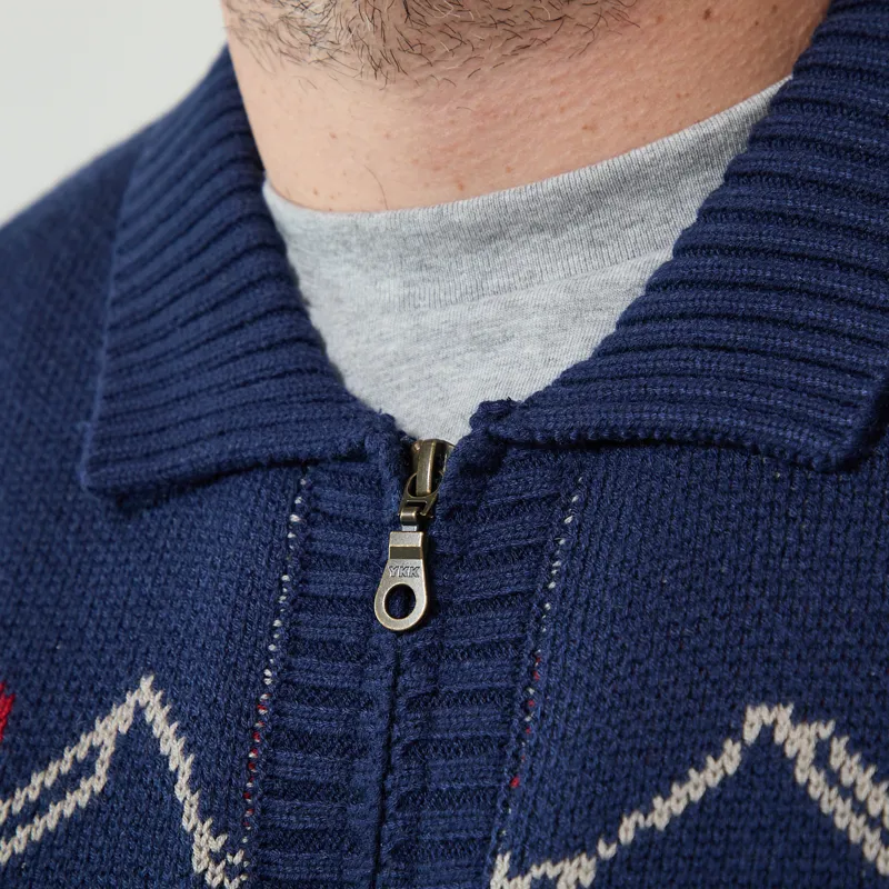 Kavu Jeffery Cardigan Navy-5