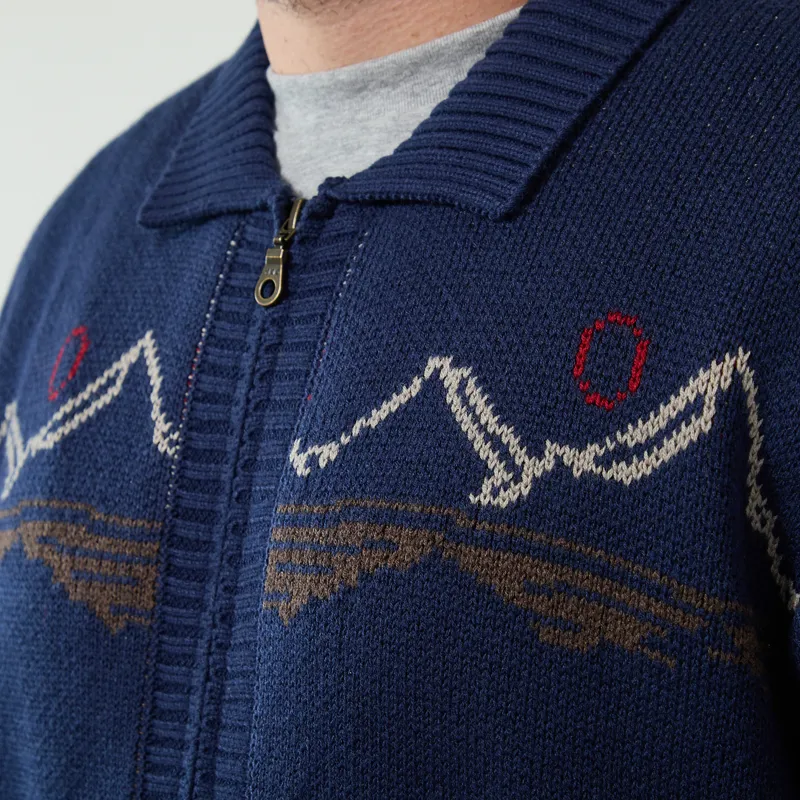 Kavu Jeffery Cardigan Navy-4