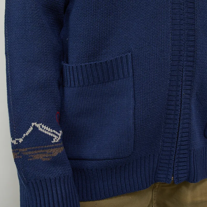 Kavu Jeffery Cardigan Navy-7