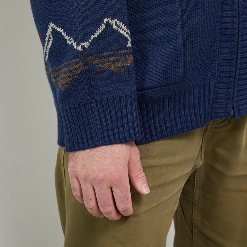 Kavu Jeffery Cardigan Navy-6