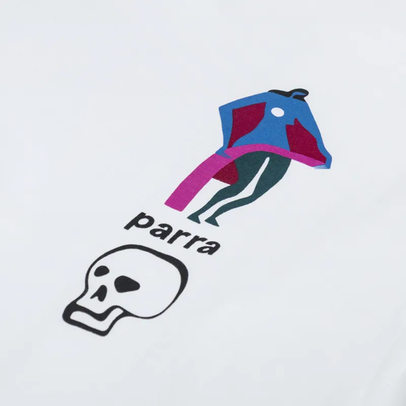 By Parra Lowering The Bar Long Sleeve T Shirt White-5