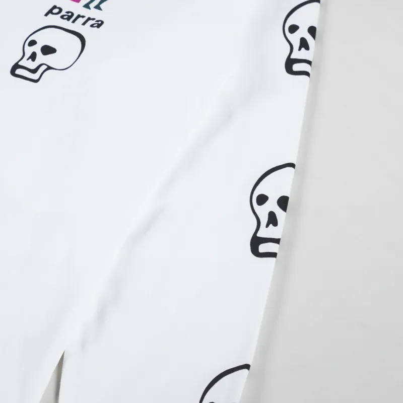 By Parra Lowering The Bar Long Sleeve T Shirt White-6