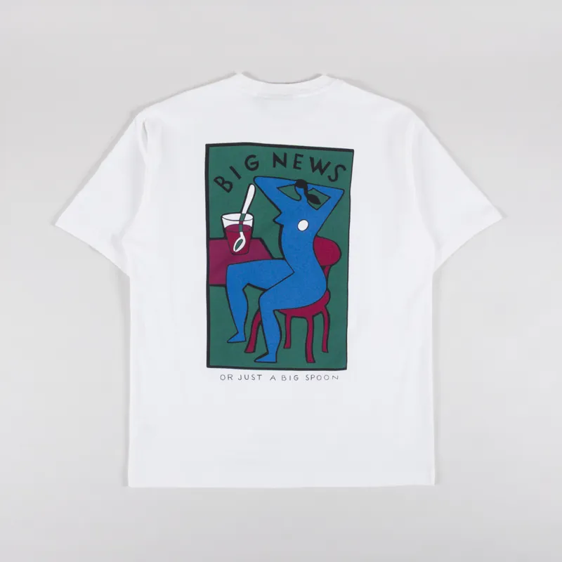 By Parra Big News T Shirt White
