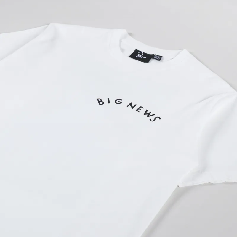 By Parra Big News T Shirt White-3