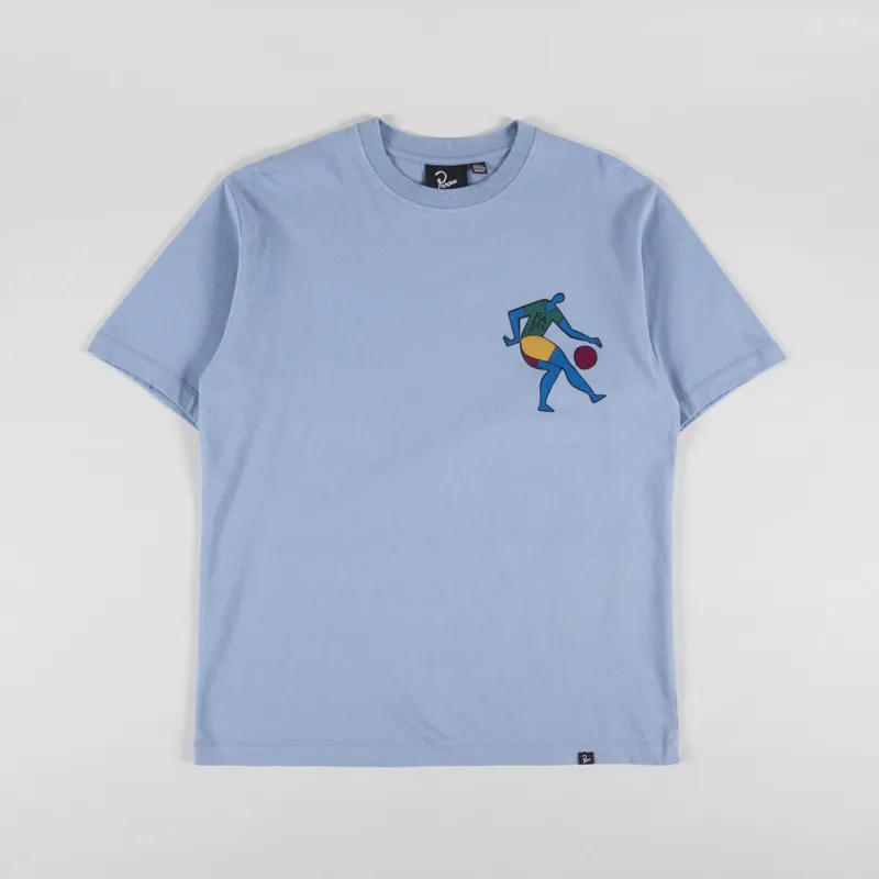 By Parra Vase Delivery T Shirt Light Blue-1