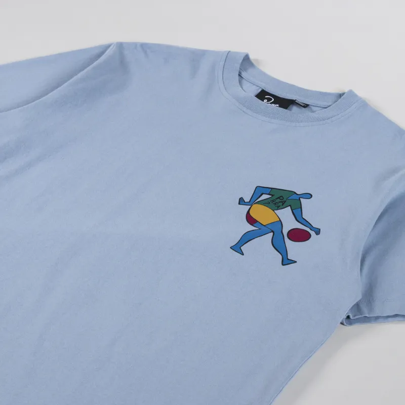 By Parra Vase Delivery T Shirt Light Blue-3