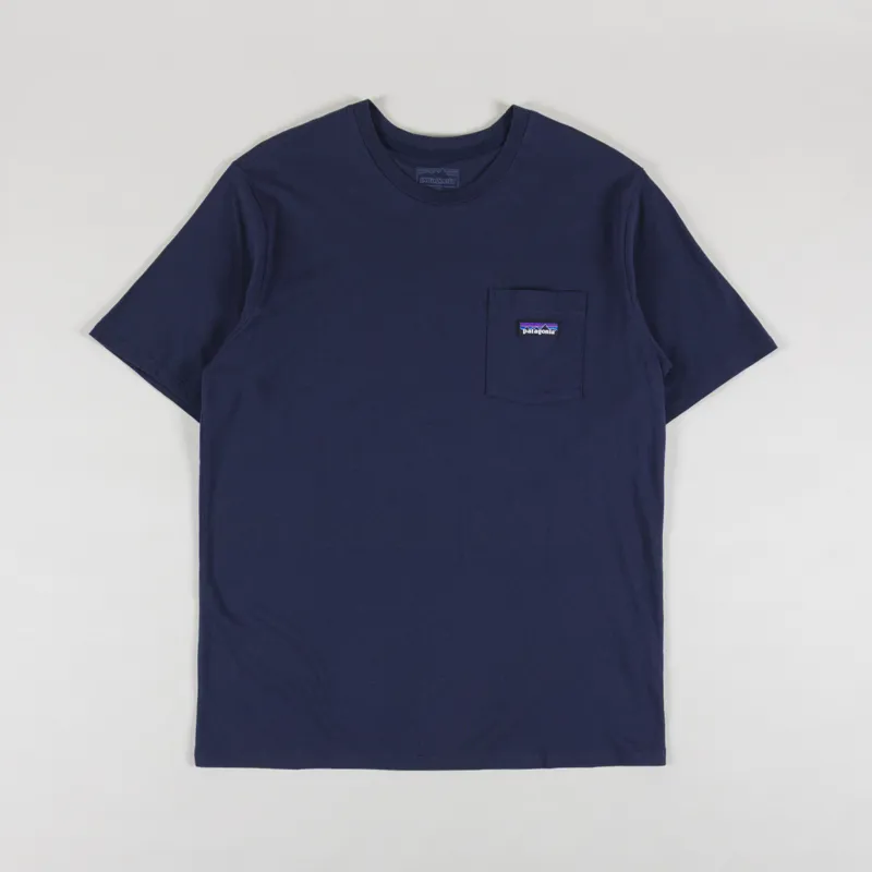 Patagonia Daily Pocket T Shirt New Navy