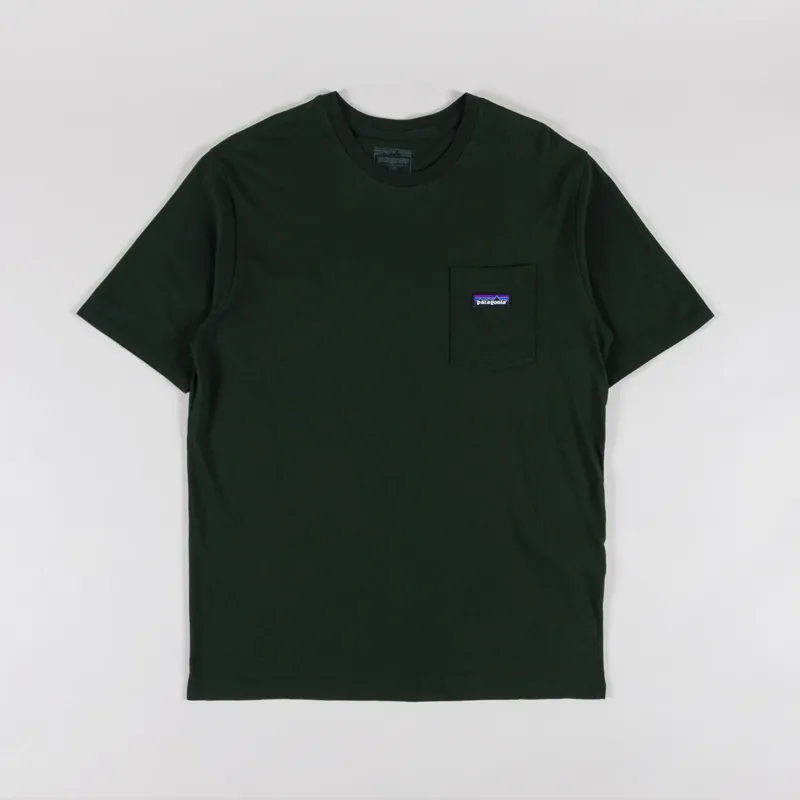 Patagonia Daily Pocket T Shirt Old Growth Green