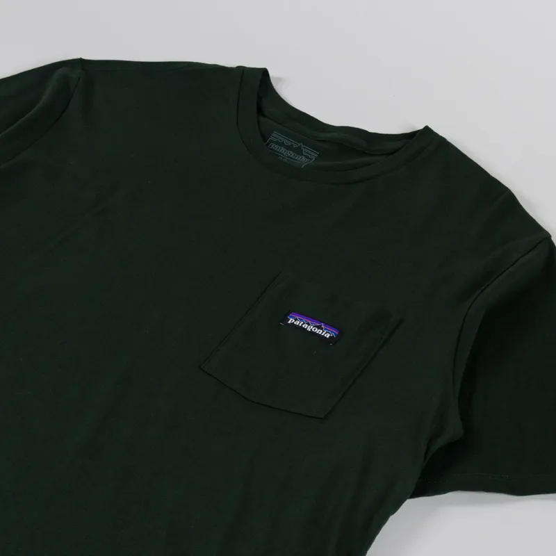 Patagonia Daily Pocket T Shirt Old Growth Green-1