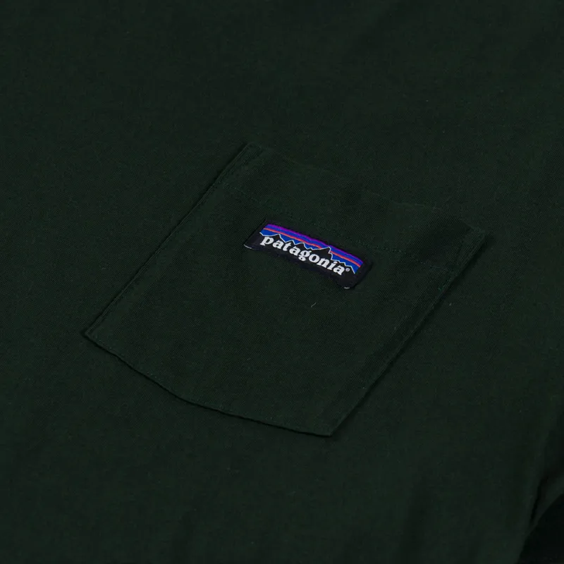 Patagonia Daily Pocket T Shirt Old Growth Green-2