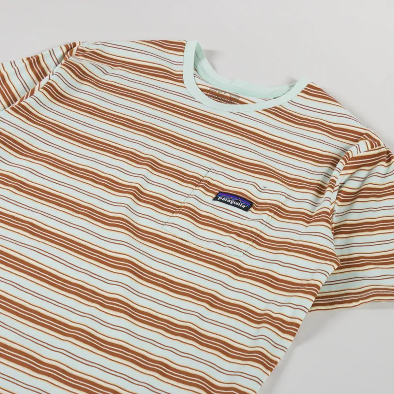 Patagonia Daily Pocket T Shirt Summer Camp Rinsed Green-1