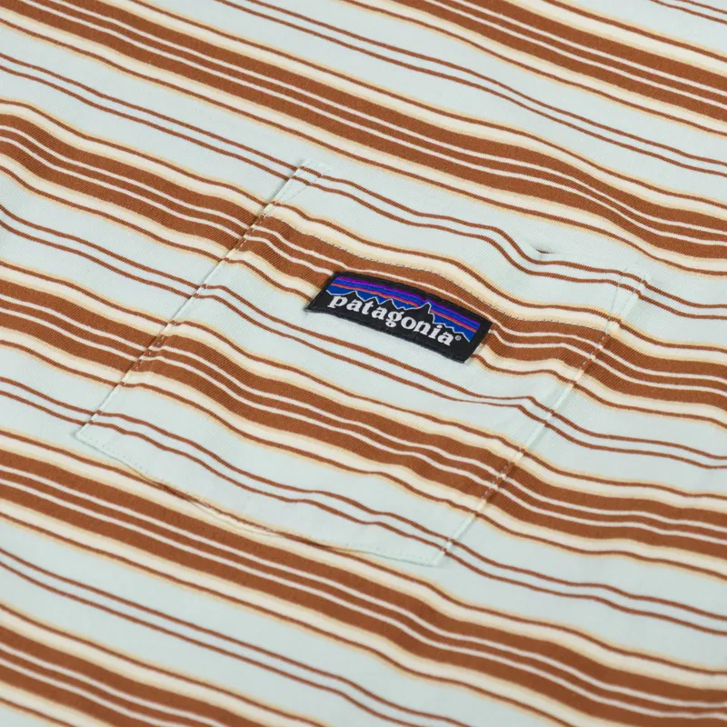 Patagonia Daily Pocket T Shirt Summer Camp Rinsed Green-2