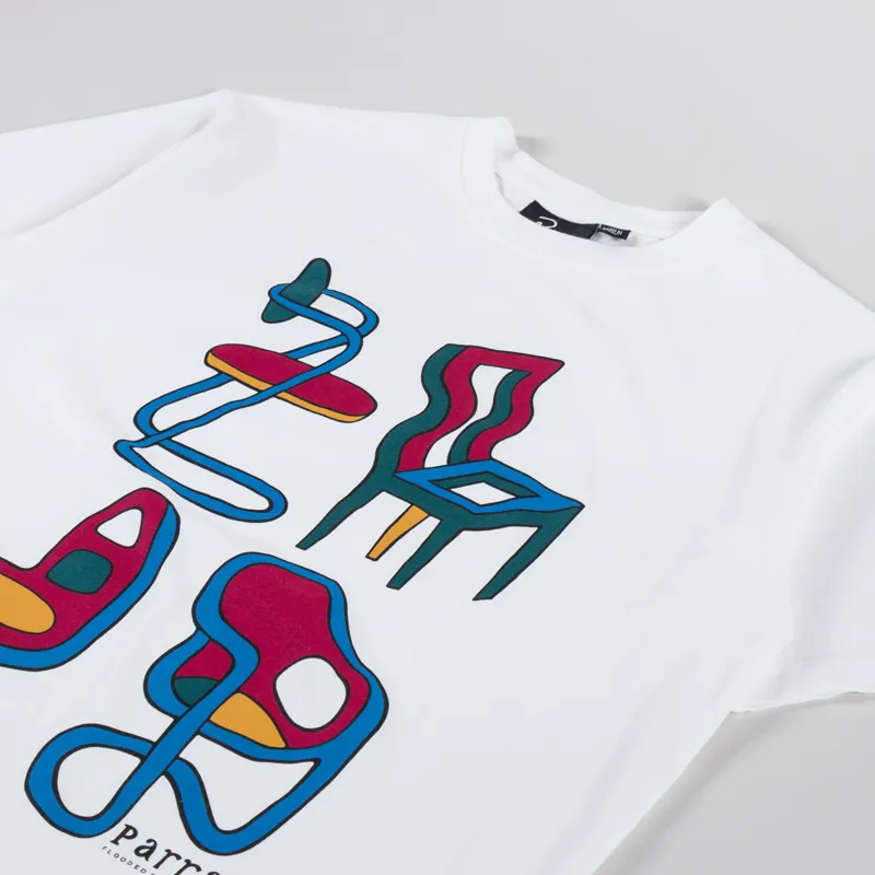 By Parra Unreasonable Chairs T Shirt White-1