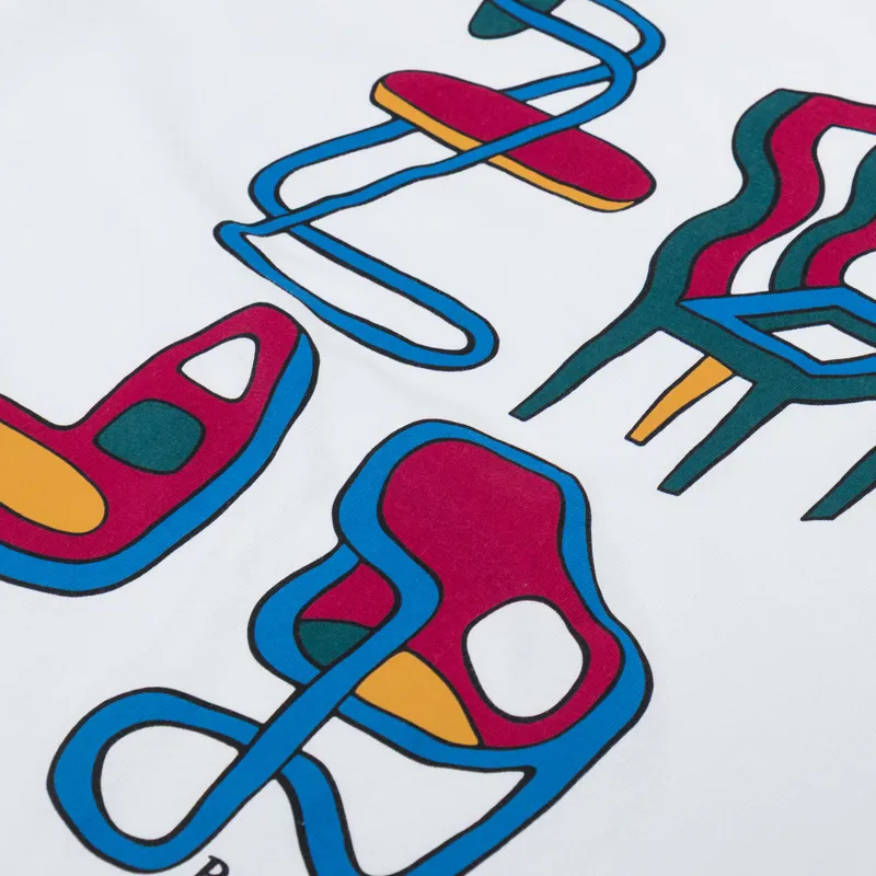 By Parra Unreasonable Chairs T Shirt White-2