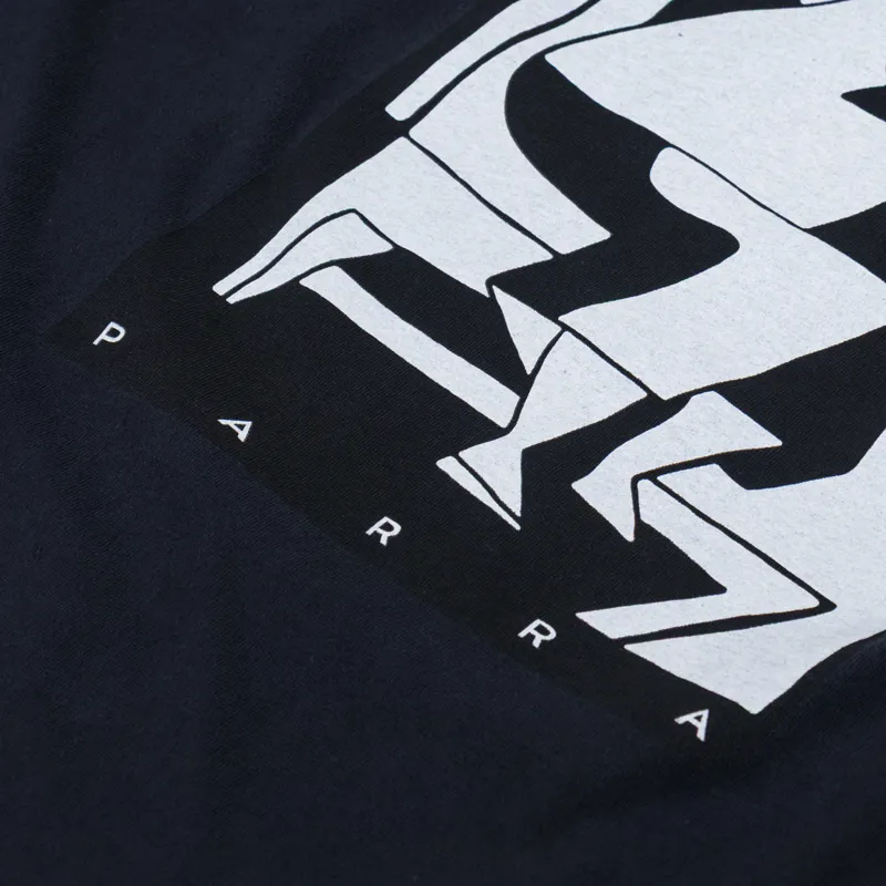 By Parra The Confession T Shirt Washed Black-3