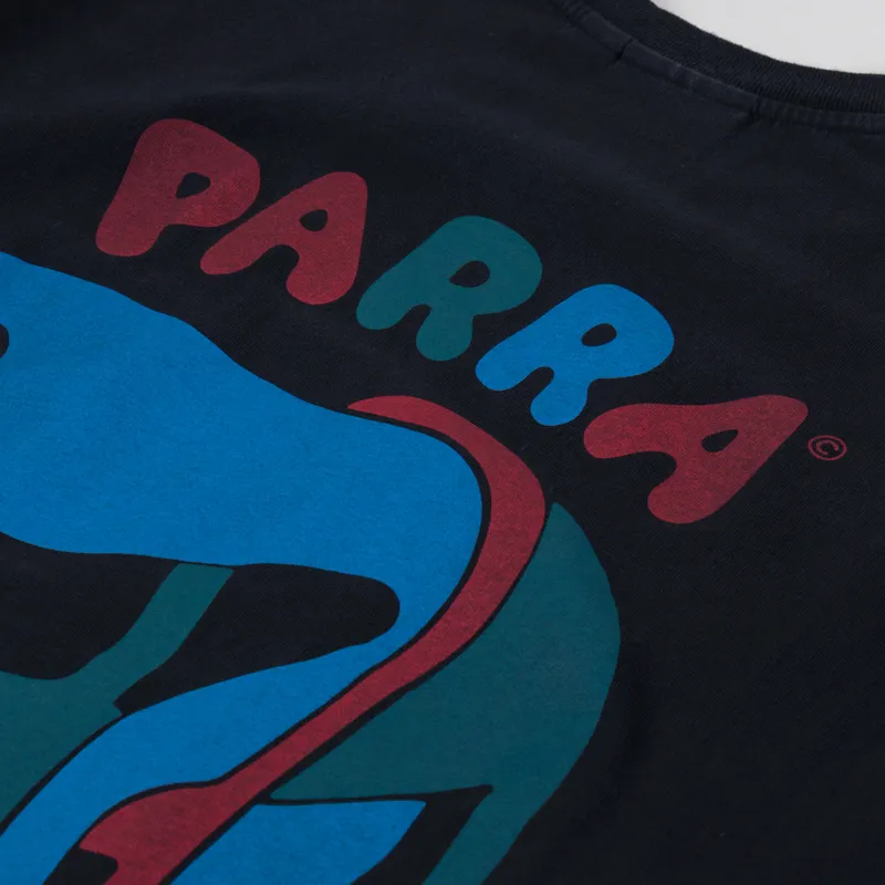 By Parra This Damn Chair T Shirt Washed Black-4