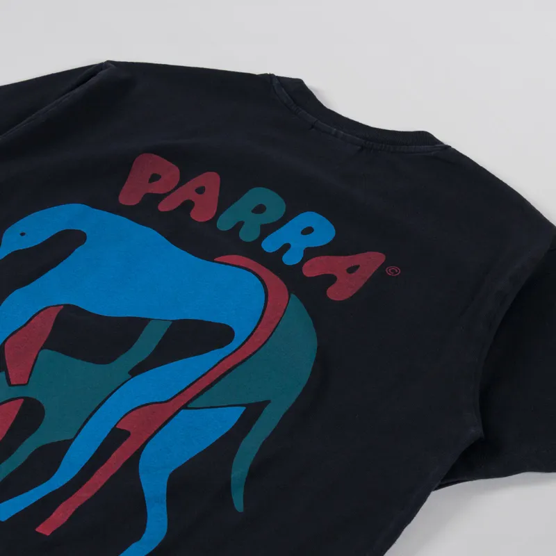 By Parra This Damn Chair T Shirt Washed Black-2