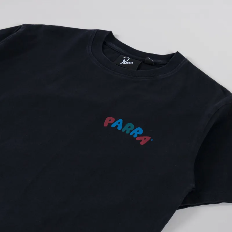 By Parra This Damn Chair T Shirt Washed Black-3