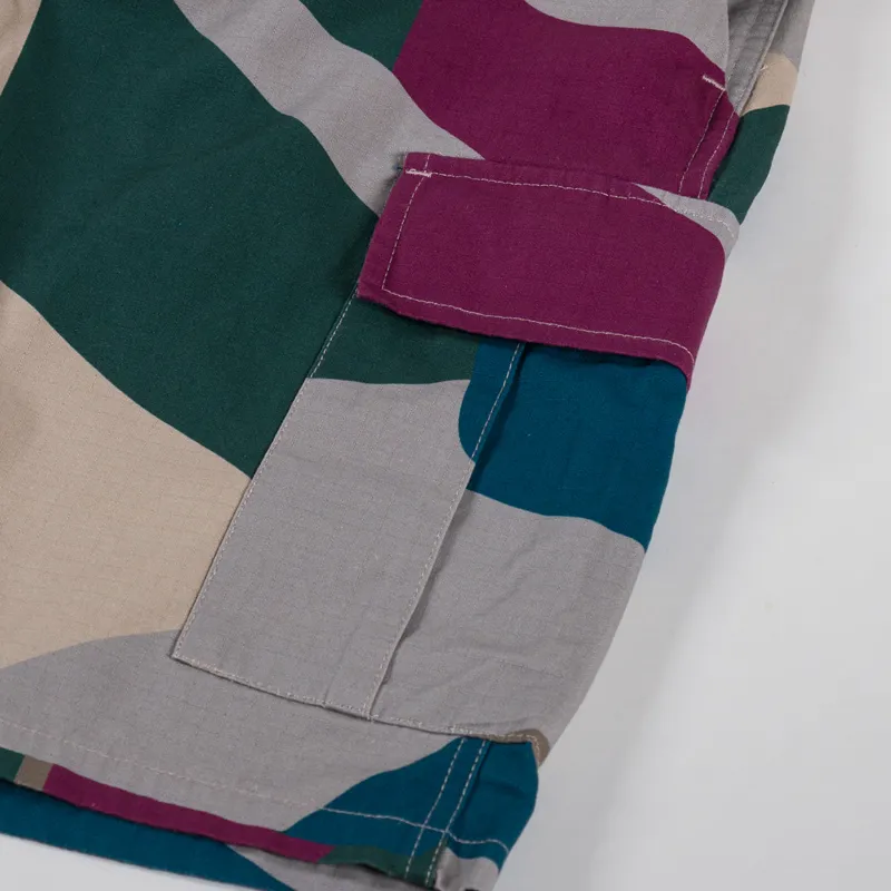 By Parra The Wall Camo Shorts Sand-9