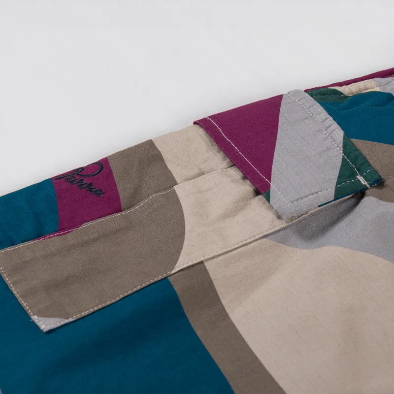 By Parra The Wall Camo Shorts Sand-10