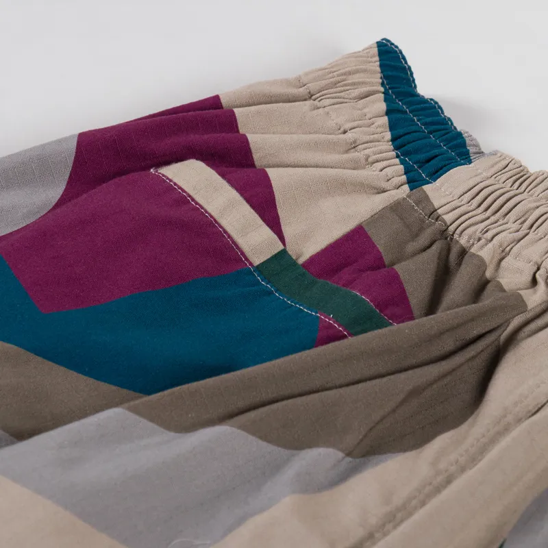 By Parra The Wall Camo Shorts Sand-5