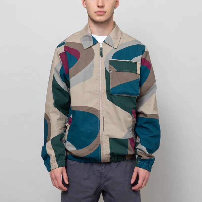 By Parra The Wall Camo Jacket Sand