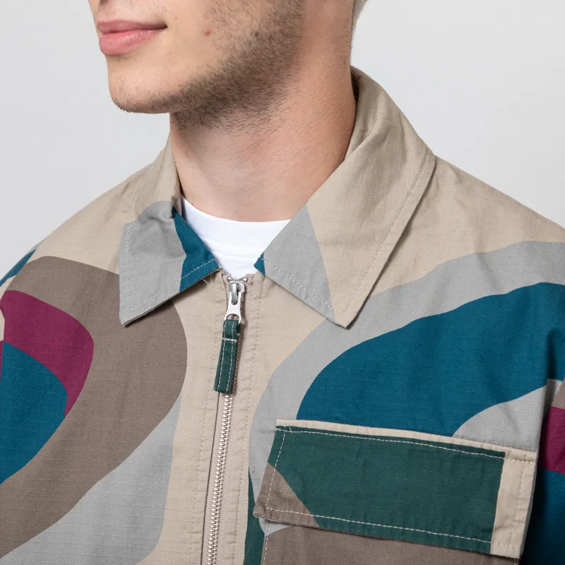 By Parra The Wall Camo Jacket Sand-5