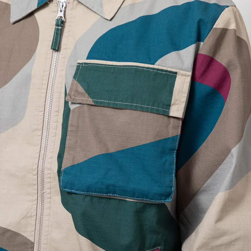 By Parra The Wall Camo Jacket Sand-7