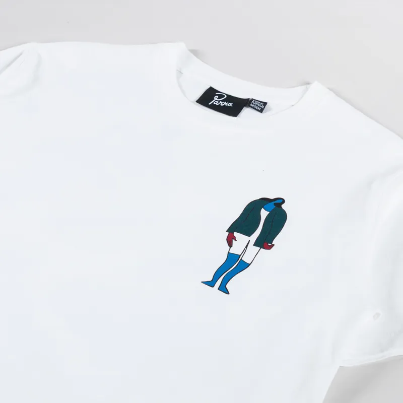 By Parra The Broken Door T Shirt White-3