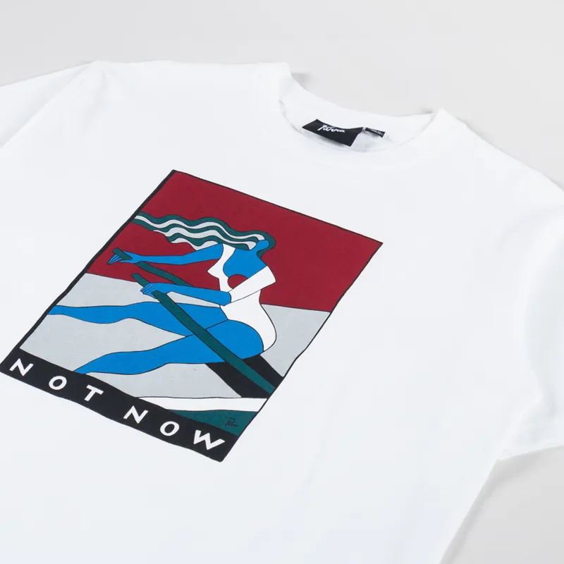 By Parra Into Nowhere T Shirt White-1