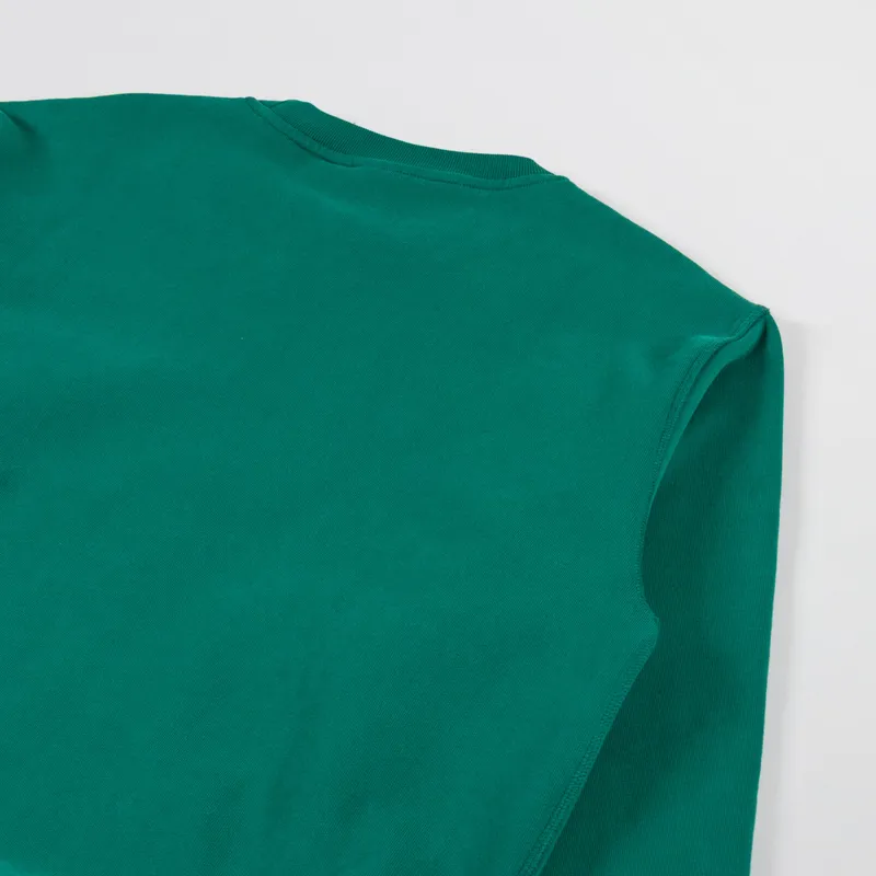 By Parra Repeat Pea Crewneck Sweatshirt Green-3