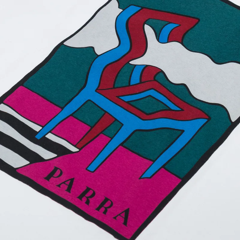 By Parra Smoke Chair T Shirt White-2
