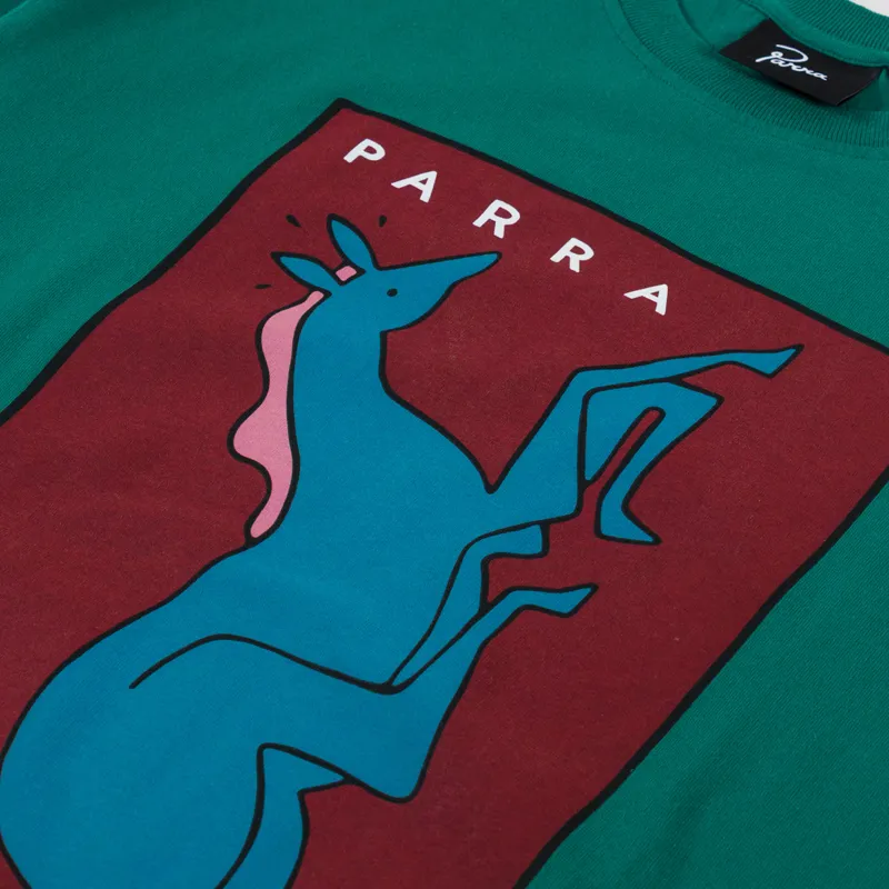 By Parra Vertical Horse T Shirt Green-2