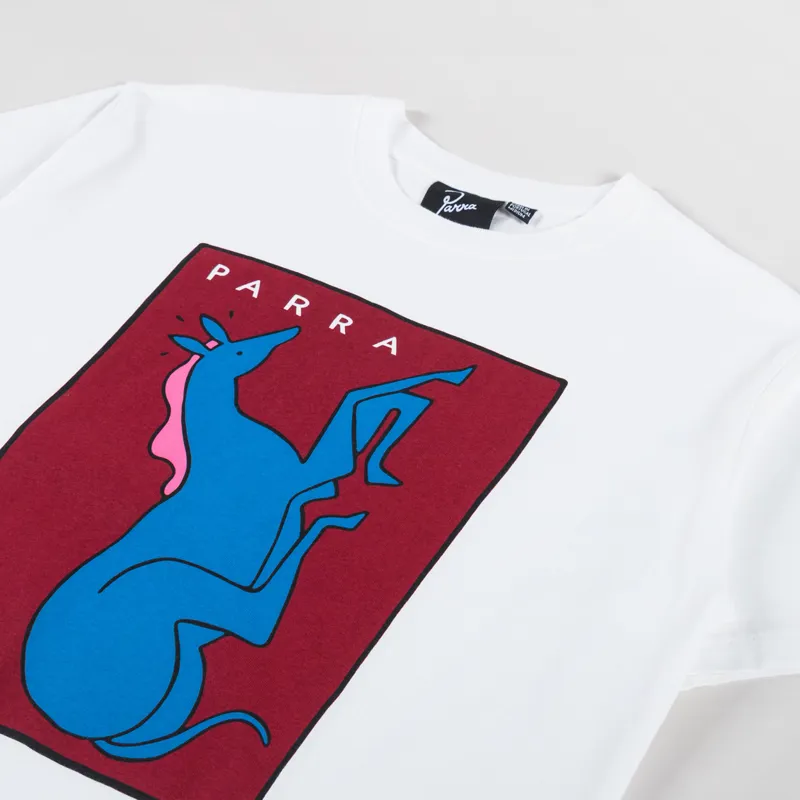 By Parra Vertical Horse T Shirt White-1