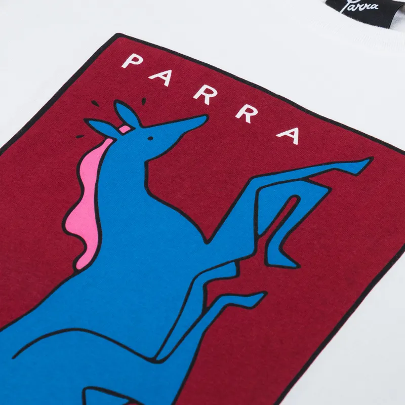 By Parra Vertical Horse T Shirt White-2