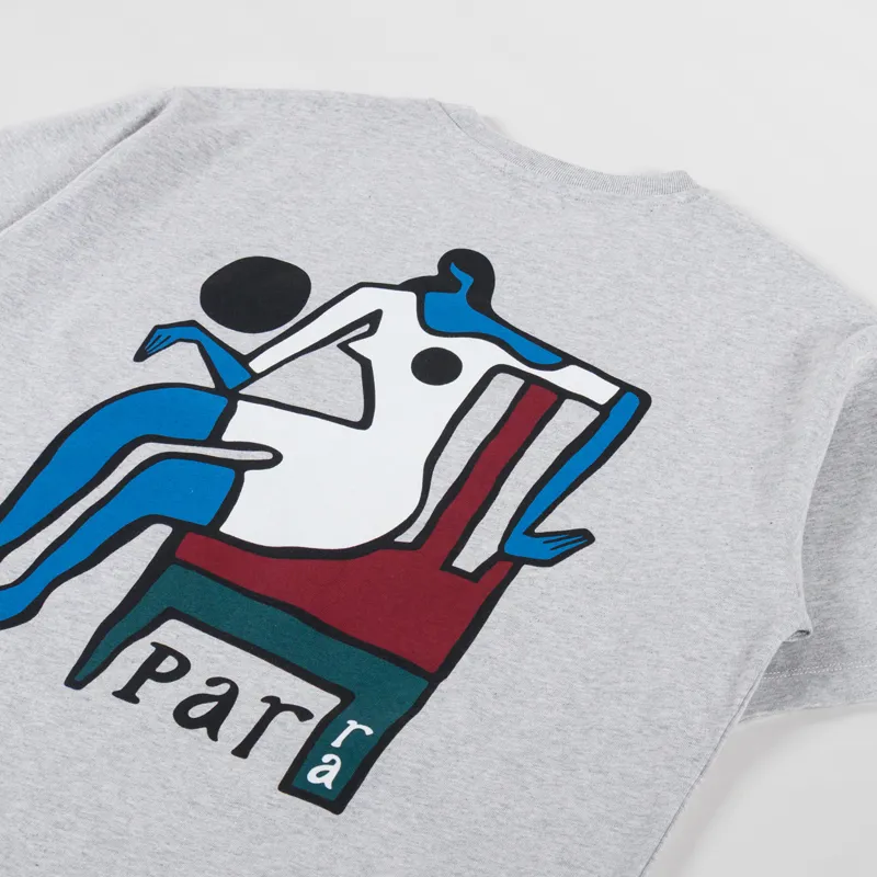By Parra Chair Baller T Shirt Heather Grey-2