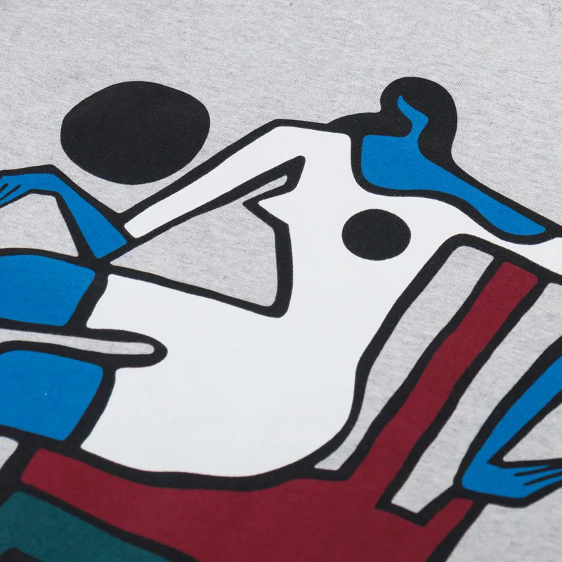 By Parra Chair Baller T Shirt Heather Grey-4