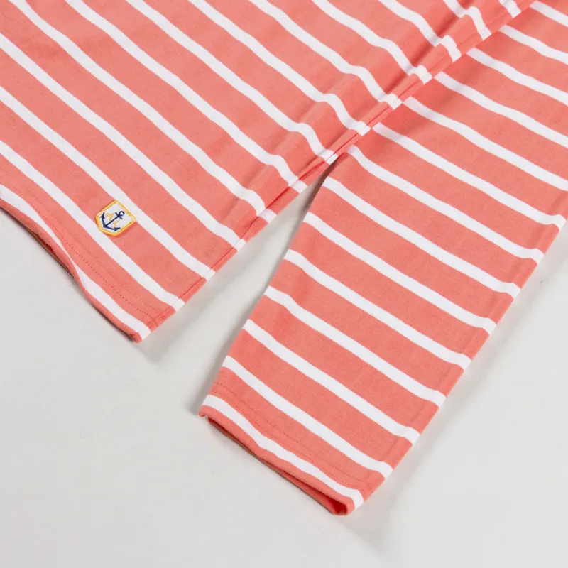 Armor Lux Mariniere Plozevet T Shirt Coral Milk-6
