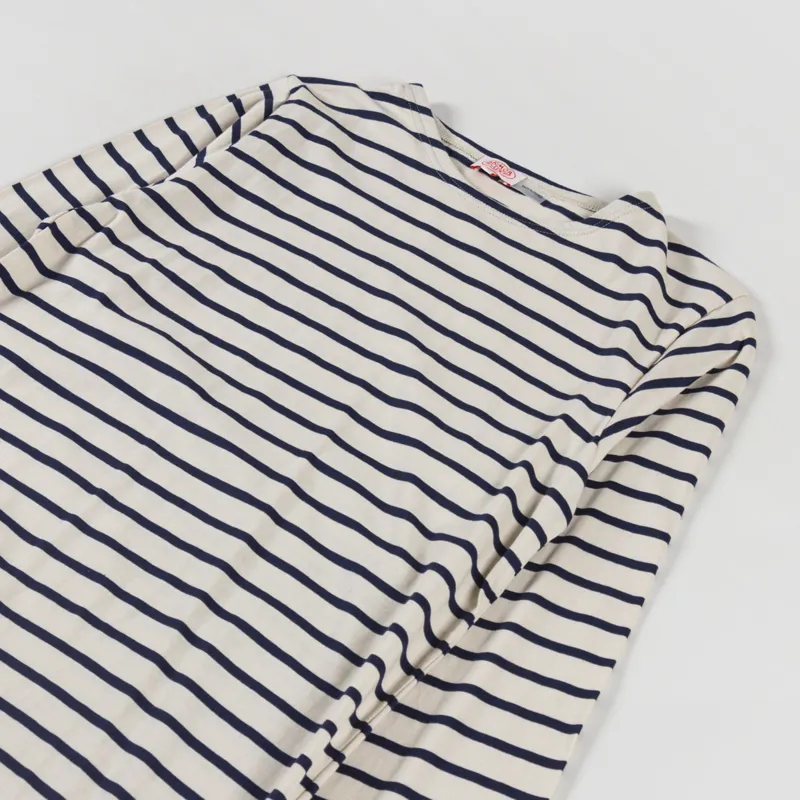 Armor Lux Mariniere Plozevet T Shirt Oyster Marine Deep-3