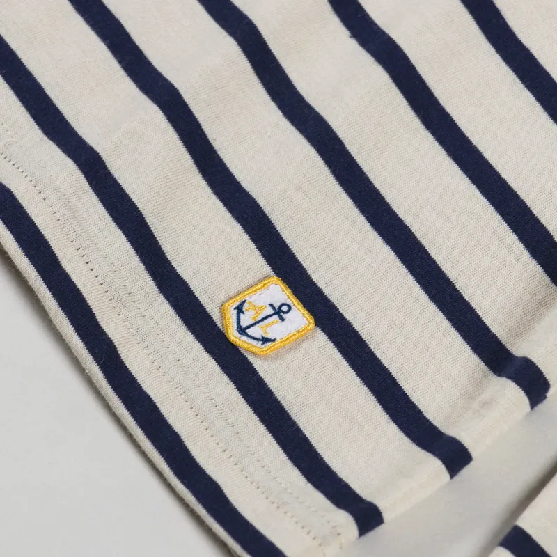 Armor Lux Mariniere Plozevet T Shirt Oyster Marine Deep-4