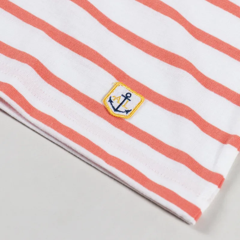 Armor Lux Mariniere Heritage T Shirt Milk Coral-2