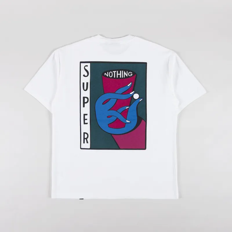 By Parra Super Nothing T Shirt White