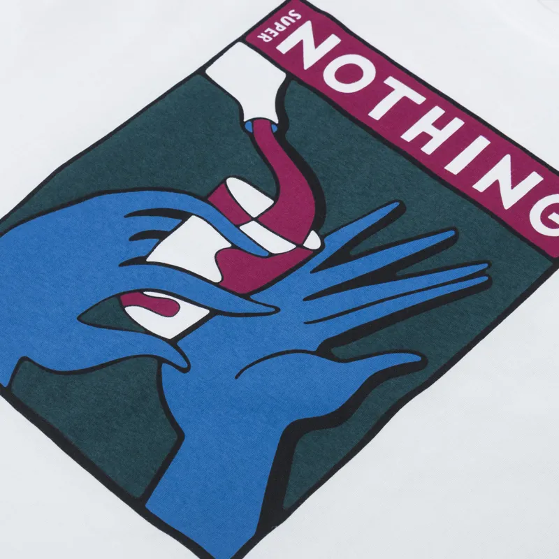 By Parra Super Nothing T Shirt White-5