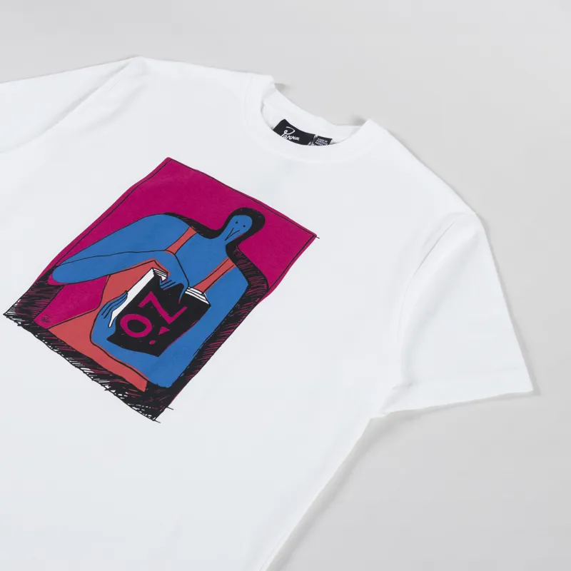 By Parra No Books T Shirt White-1