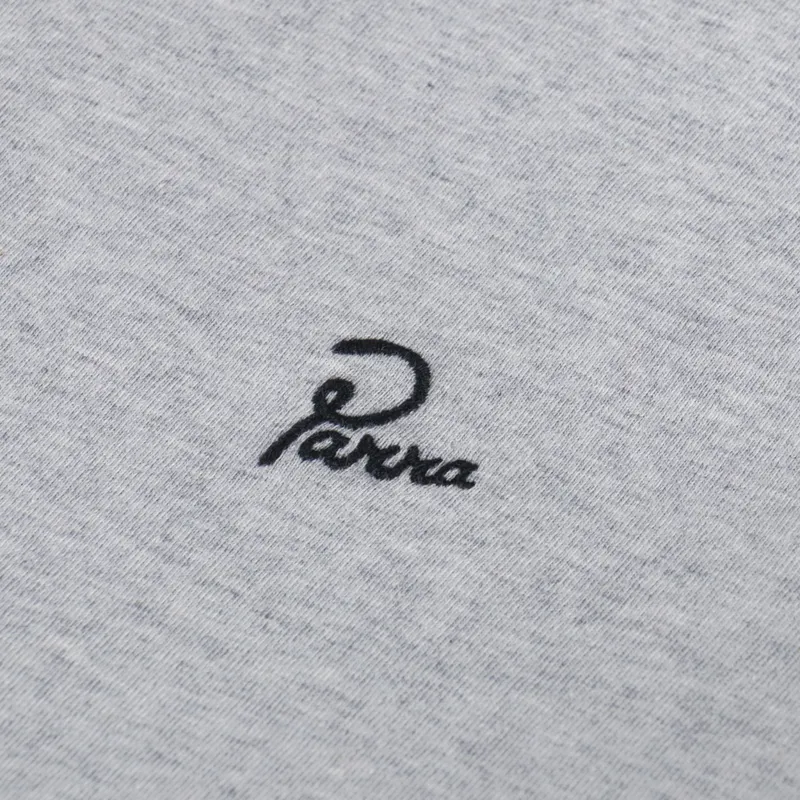 By Parra Signature T Shirt Heather Grey-2