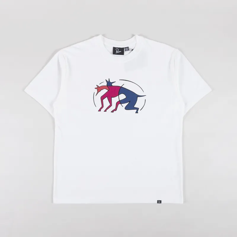 By Parra The Zoomies T Shirt White