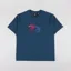 By Parra The Zoomies T Shirt Mallard Green